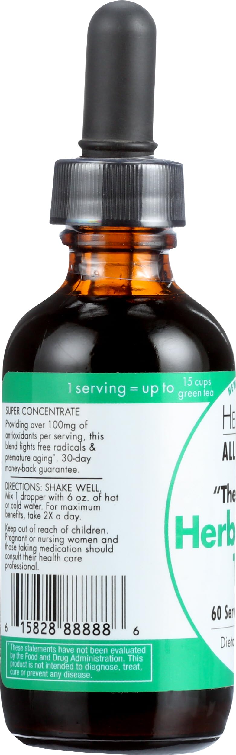 Glass of HerbaGreen Tea Original with lemon