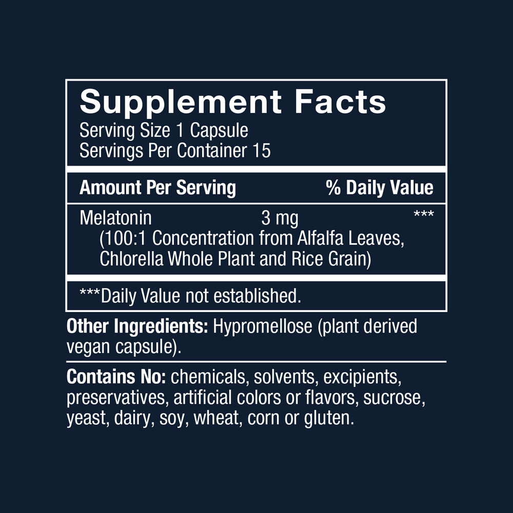 Gluten-free vegan melatonin symbol
