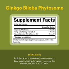 60 capsules bottle display for HerbalFactors