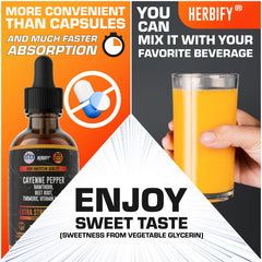 High absorption cayenne pepper liquid drops image