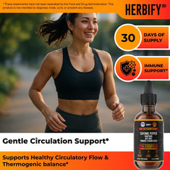 Digestive support detox cayenne liquid drops