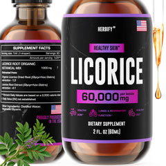 Bottle of HERBIFY Licorice Root Extract