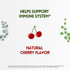 Immunity support concept illustration for adults and children 5+