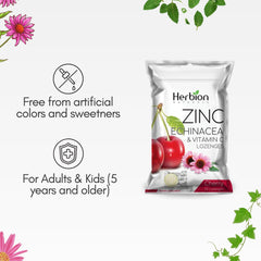 Kid-friendly formula with Vitamin C, Zinc, Echinacea and Natural Cherry Flavor
