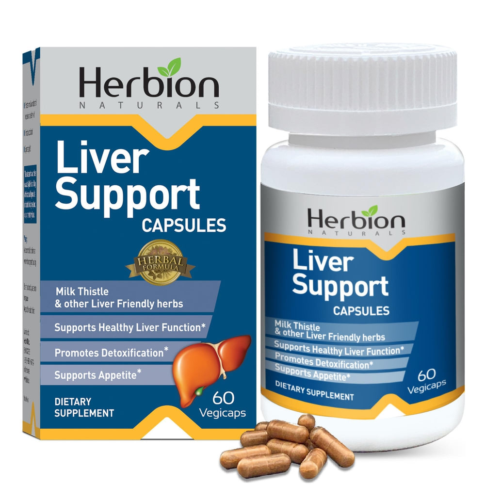 Liver Support with Milk Thistle 60 Vegicaps product shot
