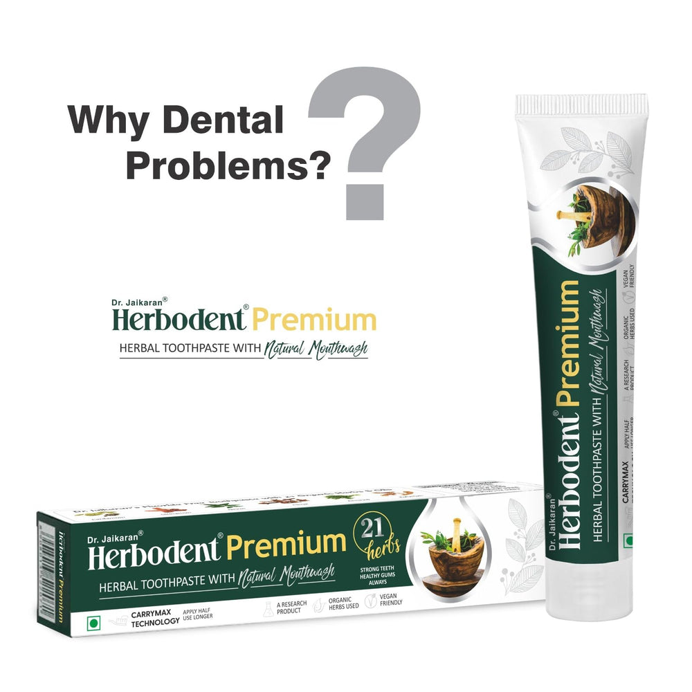 CarryMax technology illustration for Herbodent toothpaste