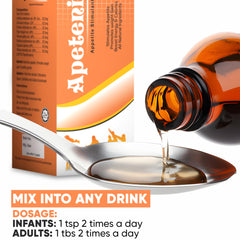 Herboganic Apetenic Syrup packaging display