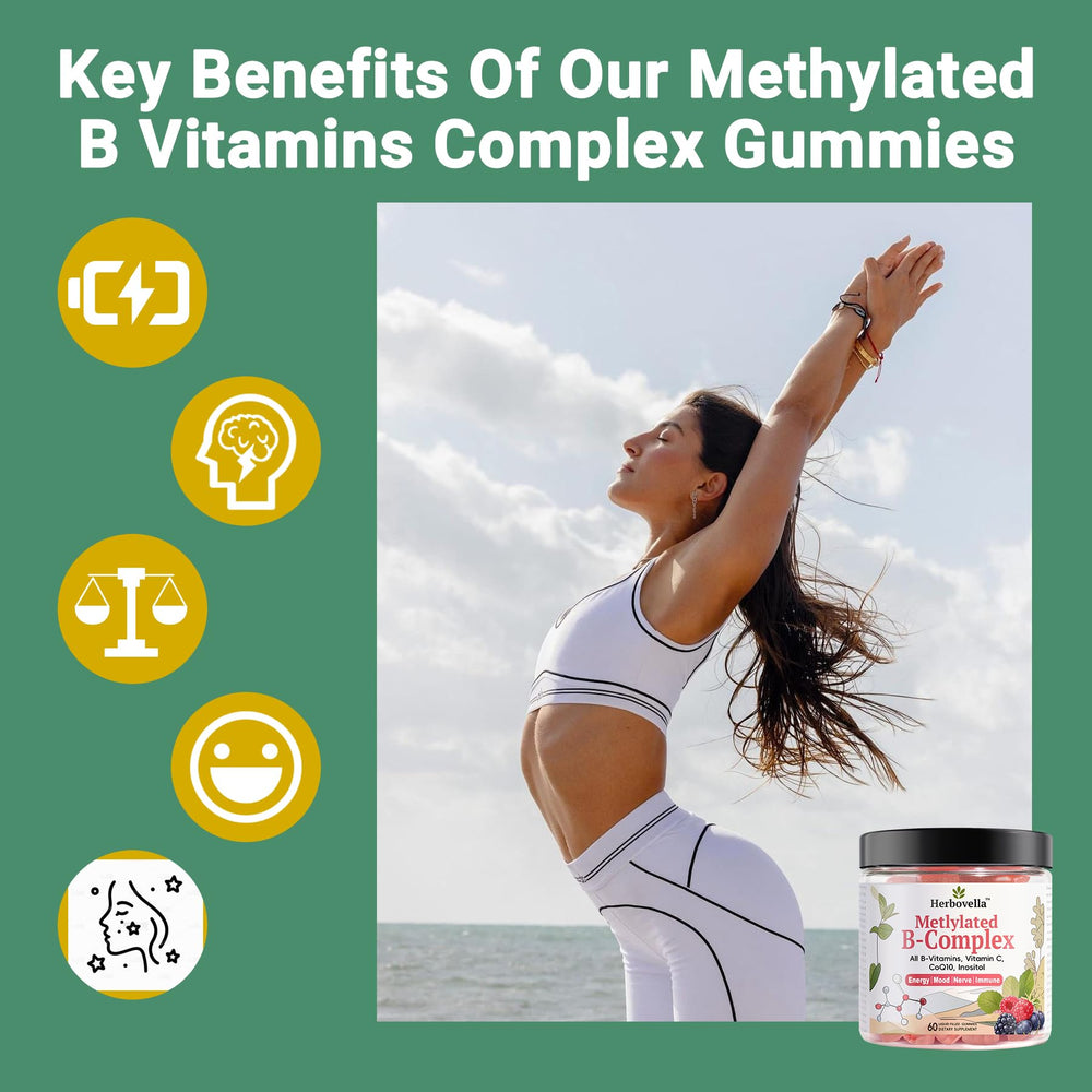 Herbovella gummy texture displayed to highlight chewable, sugar-free benefit