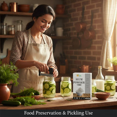 Culinary use of alum as an acidulating agent