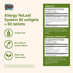 Close-up of Allergy ReLeaf System softgels capsules