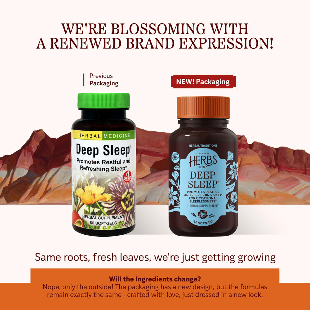 Close-up of Deep Sleep Softgels capsules