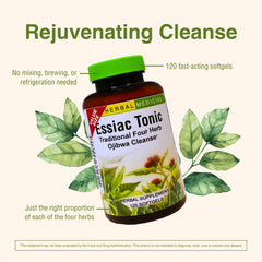 Herbs Etc. Essiac Softgels in daily-use scene during seasonal cleanse