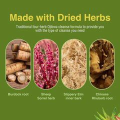 Lifestyle image featuring Herbs Etc. Essiac Tonic packaging