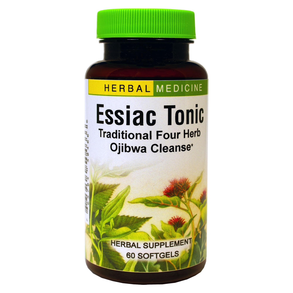 Front view of Herbs Etc. Essiac Tonic bottle