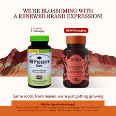 HB Pressure Tonic label close-up