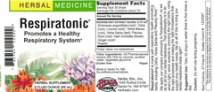 Respiratonic 2 oz product packaging and bottle with dropper