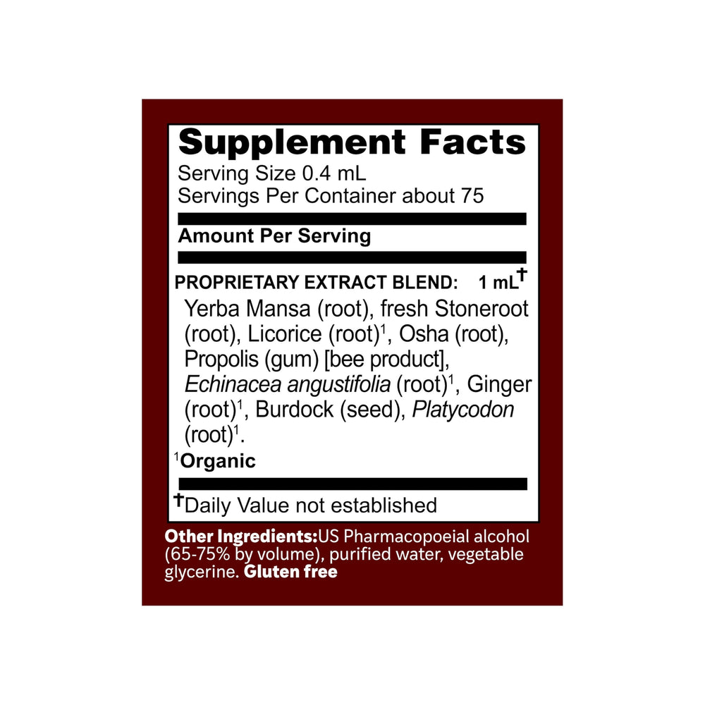 Lifestyle image with throat relief spray in hand