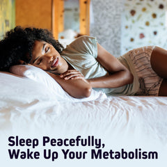 Women-focused sleep and metabolism support illustration