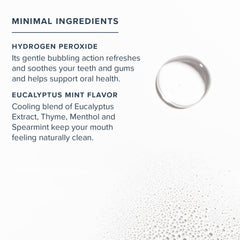 Mouthwash flavor profile with eucalyptus, thyme, menthol and spearmint