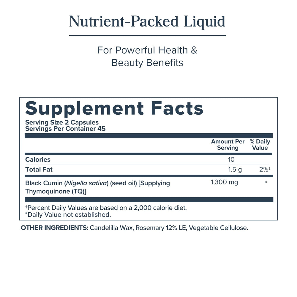 Thymoquinone antioxidant benefits illustration