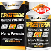Herodianow testosterone booster bottle front supports muscle growth and recovery
