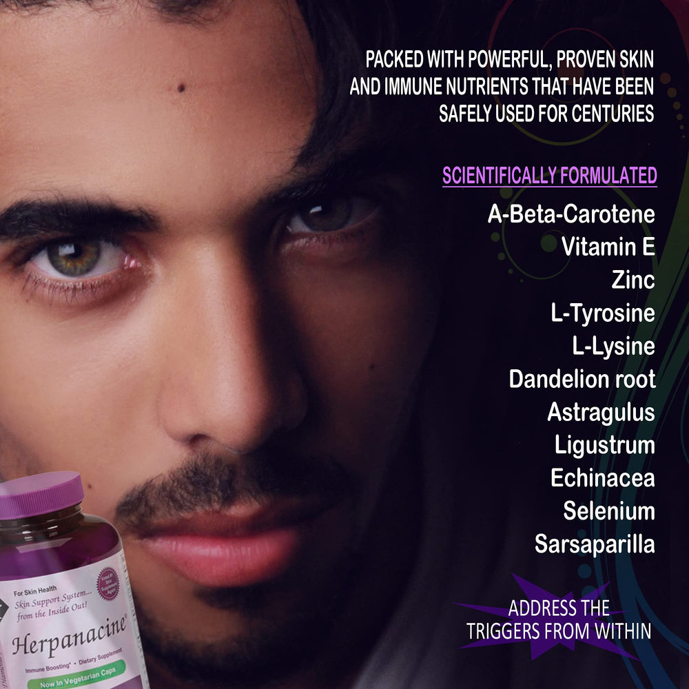 Herpanacine Diamond natural ingredients background