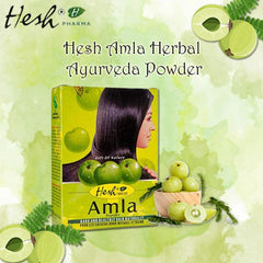 Back view of Hesh Hair Care Combo Pack packaging