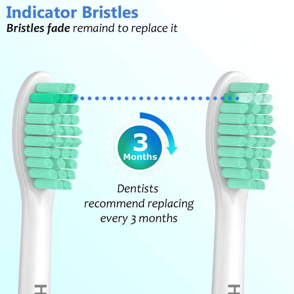 Hesubam 6-pack blue medium-soft replacement toothbrush heads for E-Series HX7022/HX7023 - image 05