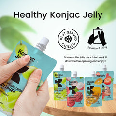 Hethstia Konjac Jelly Orange flavor with collagen peptides