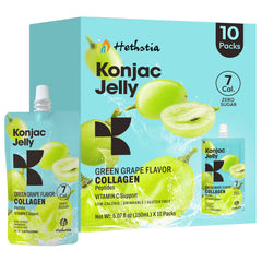 Hethstia Green Grape Konjac Jelly 10-pack