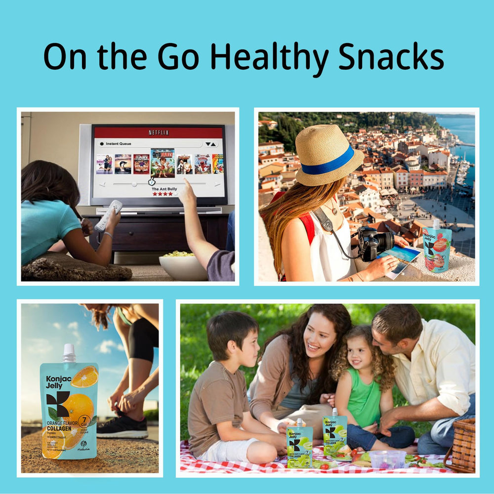 Portable on-the-go Konjac Jelly snack