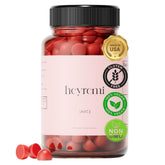 heyremi front bottle showcasing label and vegan zero-sugar benefit