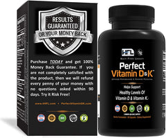 HFL Perfect Vitamin D&K bottle with Dr. Sam Robbins branding