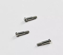 Close-up view of screw fit and hinge area