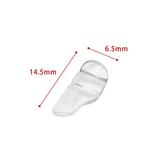 Nose pad compatibility for eyeglasses — push-in and snap-on