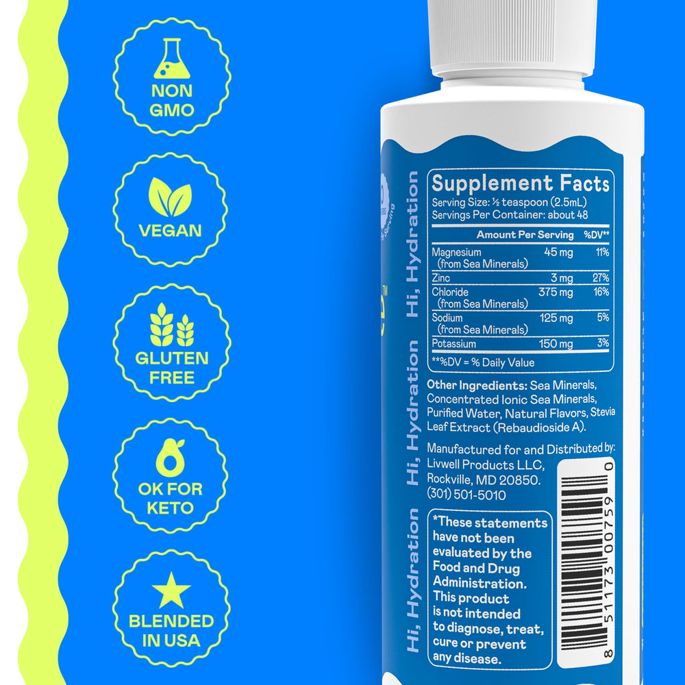 No sugar and no carbs Hi-Lyte Electrolytes