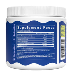 Ingredient panel showing non-GMO, sugar-free, gluten-free formula