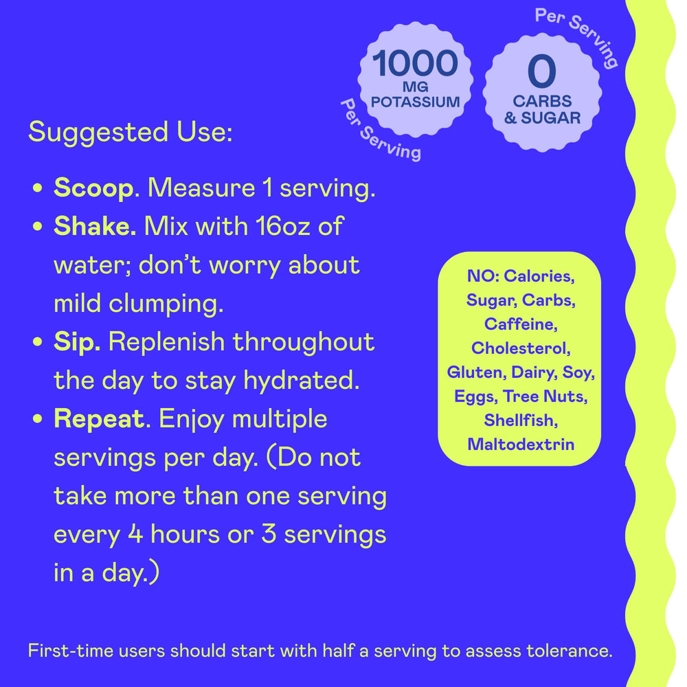 Instruction: mix Keto K1000 powder with water