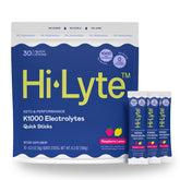 Hi-Lyte K1000 Raspberry Lemon Quick Stick packet for keto hydration on the go