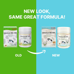 Hi Well Colostrum 1500 packaging and tablets
