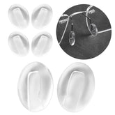 HiCycle2 nose pads for Silhouette rimless glasses – 11x8mm plug-in pads, front view