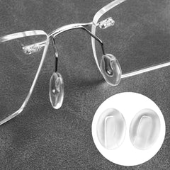 Close-up of HiCycle2 nose pad showing plastic backbone for secure fit