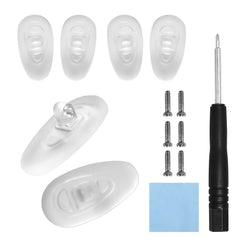 HiCycle2 replacement nose pads for Oakley Tincup OX3184 and Wingfold OX5100 - front view - 3 pairs