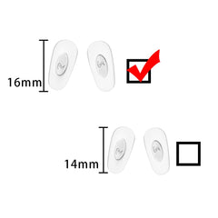 Nose pads with lens cloth included