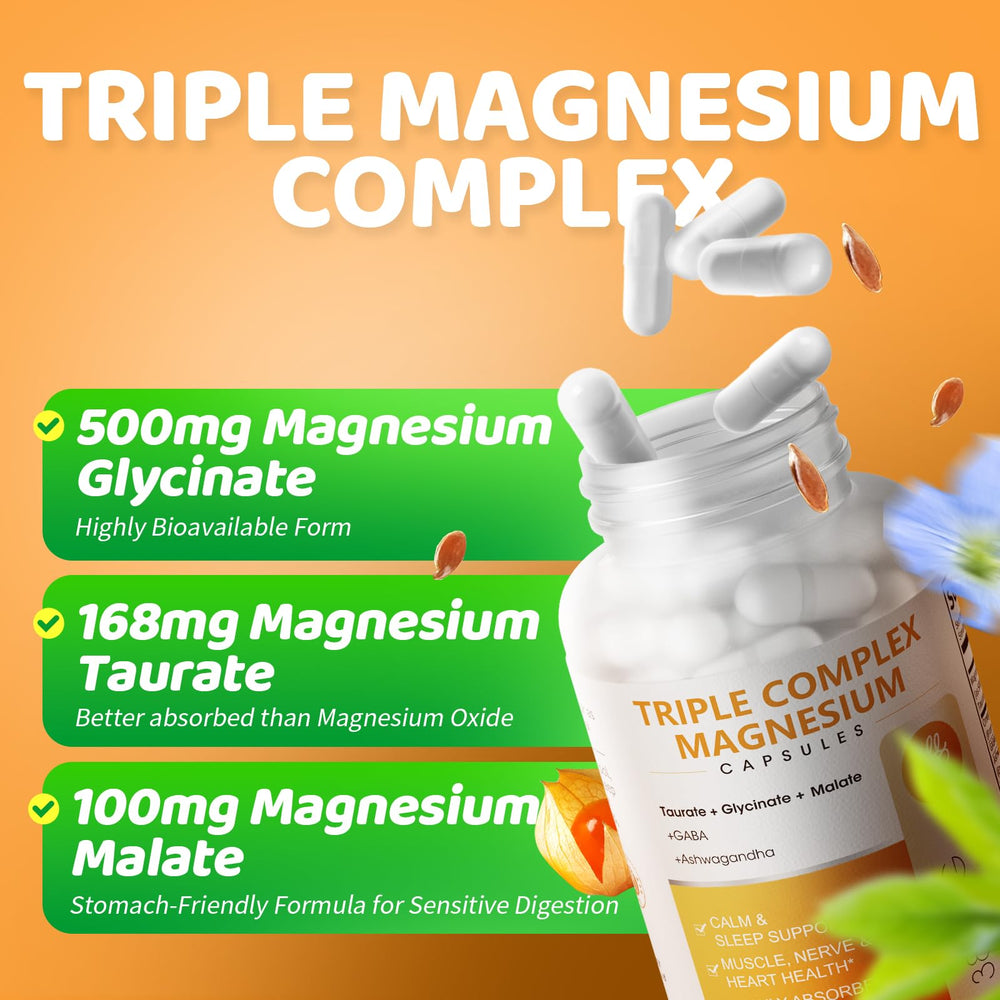 Graphic highlighting high absorption with oxide-free magnesium formula