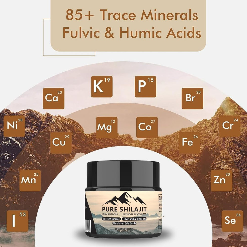 Natural resin harvested from the Himalayas at high altitude