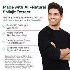 Shilajit sourced from high-elevation Himalayas (over 12,000 ft)