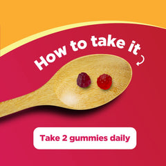 120-count bottle of kids fiber gummies for daily support