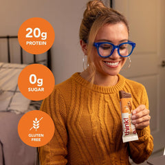 High Protein Bars gluten-free GMO-free label signals clean snacking