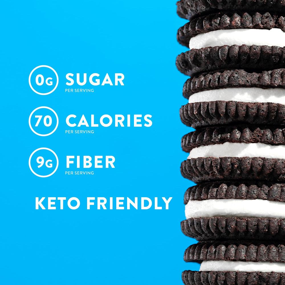 Gluten-free keto-friendly cookies with creamy filling